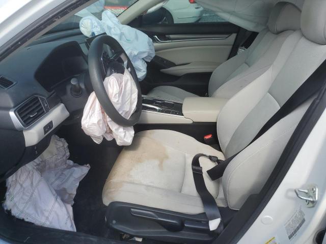 1HGCV1F18MA012774 - 2021 HONDA ACCORD LX WHITE photo 7