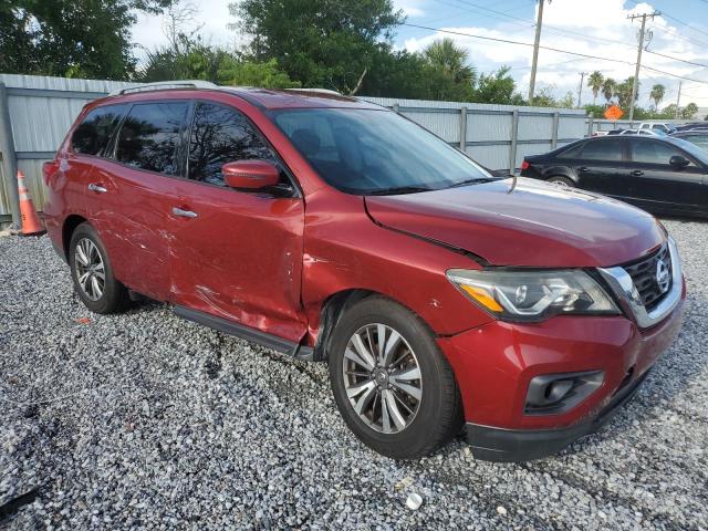 5N1DR2MN8HC646174 - 2017 NISSAN PATHFINDER S RED photo 4