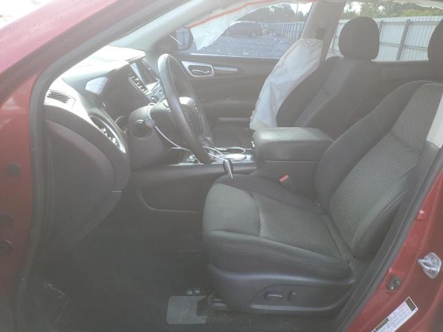 5N1DR2MN8HC646174 - 2017 NISSAN PATHFINDER S RED photo 7