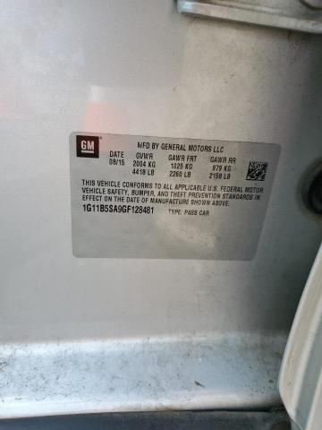 1G11B5SA9GF128481 - 2016 CHEVROLET MALIBU LIM LS SILVER photo 13