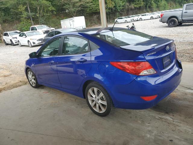KMHCU4AE9CU118527 - 2012 HYUNDAI ACCENT GLS Mavi foto 2