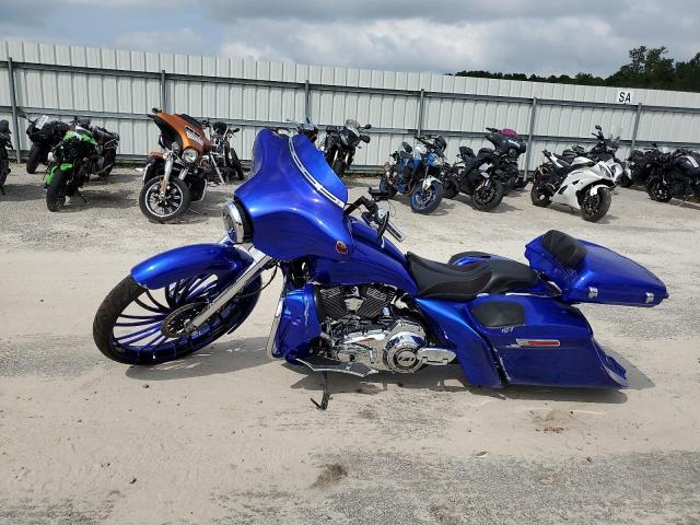 1HD1KB4198Y665536 - 2008 HARLEY-DAVIDSON FLHX 蓝色 照片 3