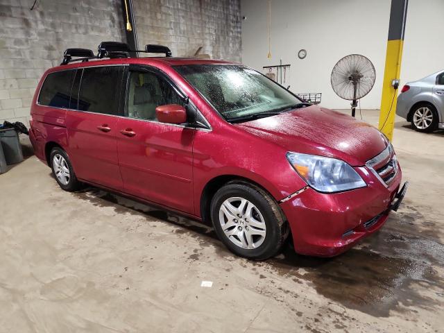 5FNRL38696B434338 - 2006 HONDA ODYSSEY EXL 红色 照片 4