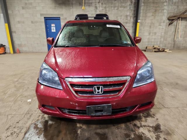 5FNRL38696B434338 - 2006 HONDA ODYSSEY EXL 红色 照片 5