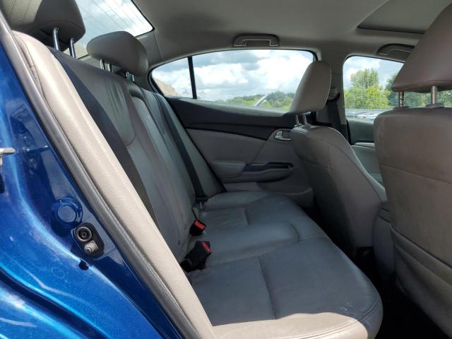 19XFB2F91EE045713 - 2014 HONDA CIVIC EXL ლურჯი ფოტო 10