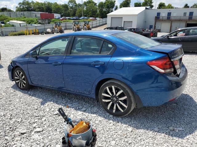 19XFB2F91EE045713 - 2014 HONDA CIVIC EXL ლურჯი ფოტო 2