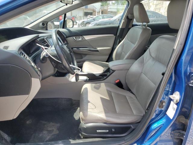 19XFB2F91EE045713 - 2014 HONDA CIVIC EXL ლურჯი ფოტო 7