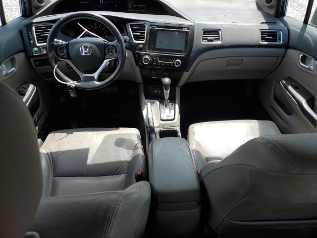 19XFB2F91EE045713 - 2014 HONDA CIVIC EXL ლურჯი ფოტო 8