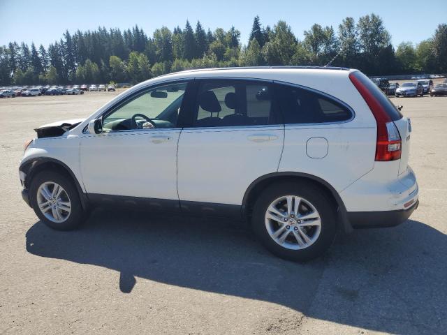 JHLRE4H75BC015793 - 2011 HONDA CR-V EXL WHITE photo 2