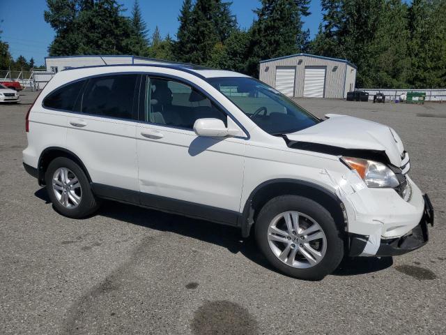 JHLRE4H75BC015793 - 2011 HONDA CR-V EXL WHITE photo 4