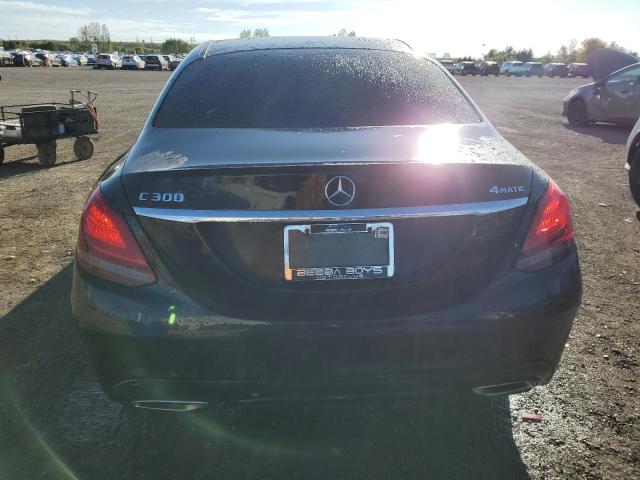 55SWF8EB6LU331610 - 2020 MERCEDES-BENZ C 300 4MATIC BLACK photo 6