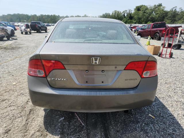 1HGFA165X6L015596 - 2006 HONDA CIVIC LX GRAY photo 6