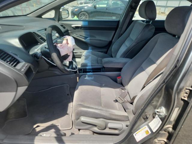 1HGFA165X6L015596 - 2006 HONDA CIVIC LX GRAY photo 7