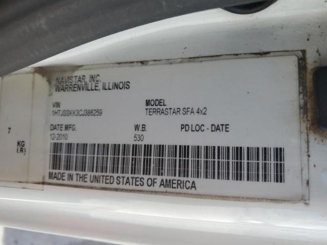 1HTJSSKK3CJ386259 - 2012 INTERNATIONAL TERRASTAR 双色 照片 10