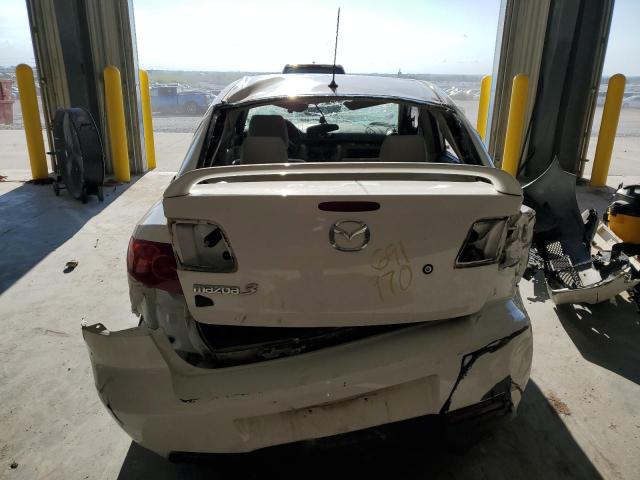 JM1BK12F561494479 - 2006 MAZDA 3 I WHITE photo 6