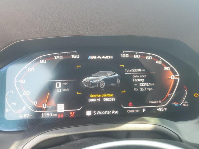 WBA13AR08NCK86705 - 2022 BMW M440XI BLUE photo 9