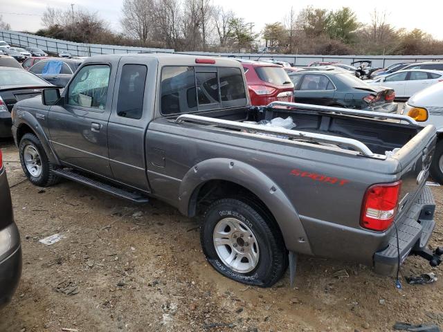 1FTYR44E39PA09432 - 2009 FORD RANGER SUPER CAB GRAY photo 2