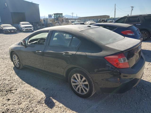 19XFB2F9XCE322291 - 2012 HONDA CIVIC EXL 黑色 照片 2