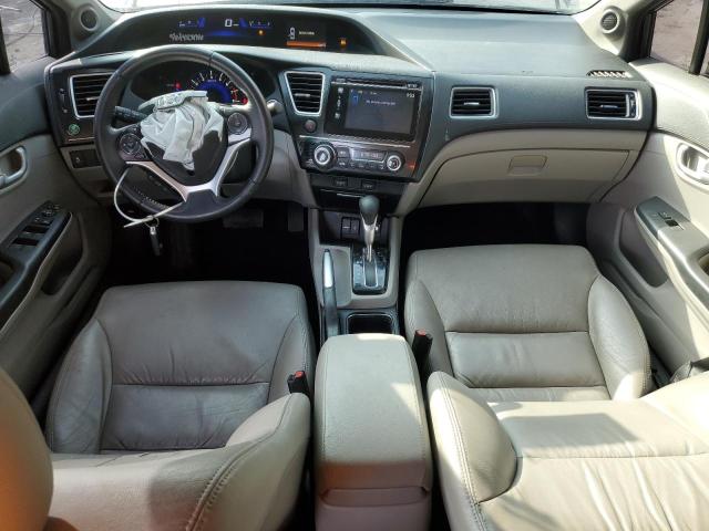 19XFB2F97FE204770 - 2015 HONDA CIVIC EXL ნაცრისფერი ფოტო 8
