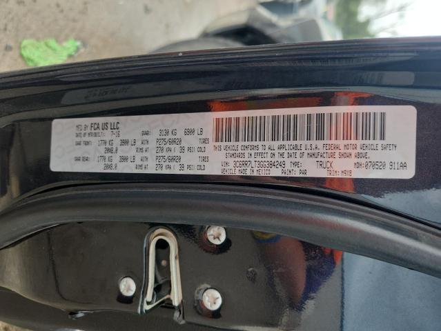 3C6RR7LT3GG384249 - 2016 RAM 1500 SLT GRAY photo 12