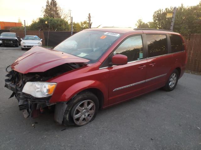 2C4RC1BG5DR583207 - 2013 CHRYSLER TOWN & COU BURGUNDY photo 1