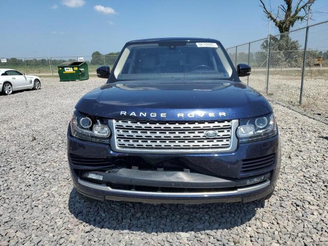 SALGS2VF5GA263311 - 2016 LAND ROVER RANGE ROVER HSE BLUE photo 5