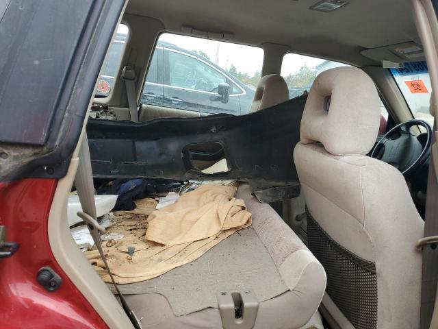 JF1SF65502H722898 - 2002 SUBARU FORESTER S RED photo 10