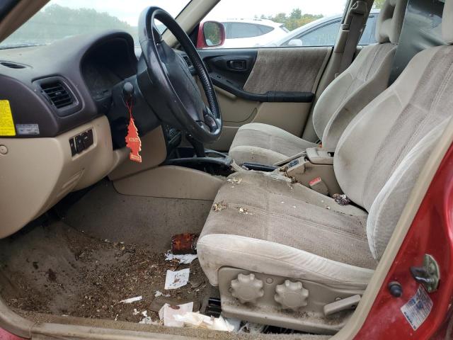 JF1SF65502H722898 - 2002 SUBARU FORESTER S RED photo 7