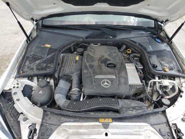 55SWF4KB2GU139944 - 2016 MERCEDES-BENZ C 300 4MATIC WHITE photo 11