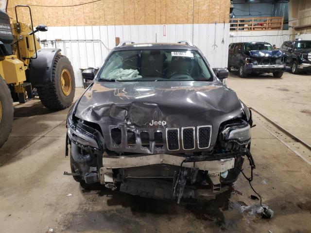 1C4PJMDX8KD449559 - 2019 JEEP CHEROKEE LIMITED ნაცრისფერი ფოტო 5