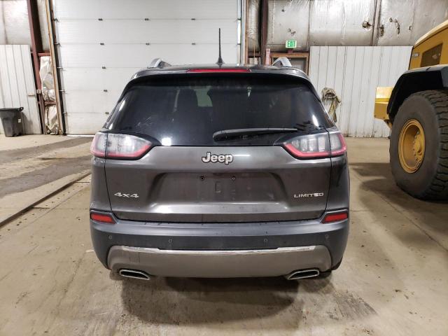 1C4PJMDX8KD449559 - 2019 JEEP CHEROKEE LIMITED ნაცრისფერი ფოტო 6