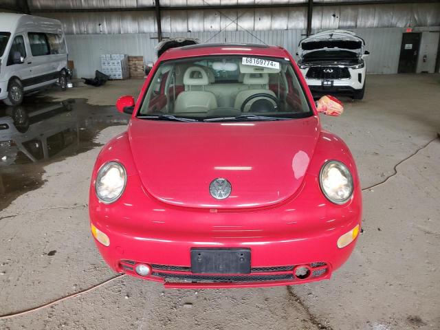 3VWDC21C81M406391 - 2001 VOLKSWAGEN NEW BEETLE GLX 红色 照片 5
