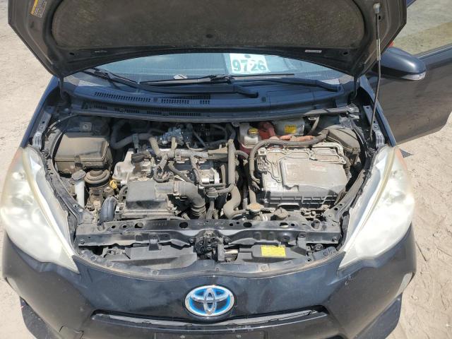 JTDKDTB39D1543112 - 2013 TOYOTA PRIUS C BLACK photo 12