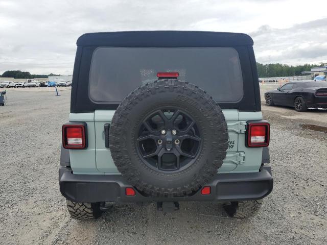 1C4PJXDG2RW250751 - 2024 JEEP WRANGLER SPORT GREEN photo 6