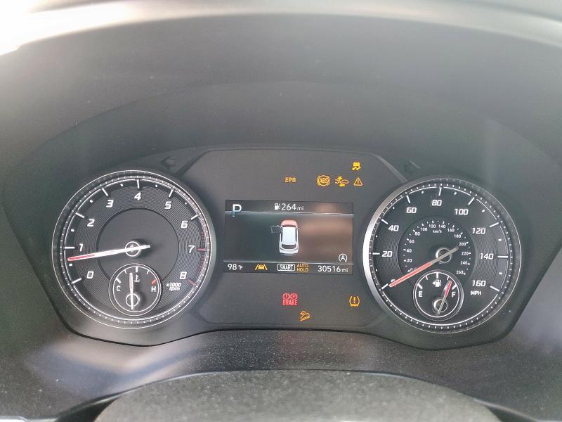 5NMS2DAJ7PH585025 - 2023 HYUNDAI SANTA FE SEL Сріблястий фото 9