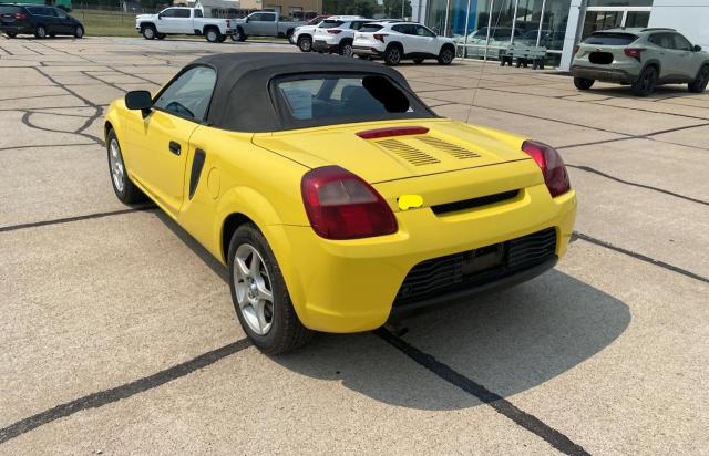 JTDFR320820042546 - 2002 TOYOTA MR2 SPYDER YELLOW photo 3