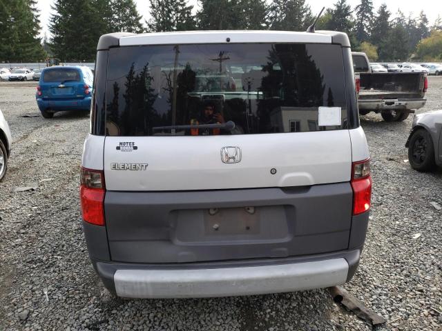 5J6YH18533L010620 - 2003 HONDA ELEMENT EX SILVER photo 6