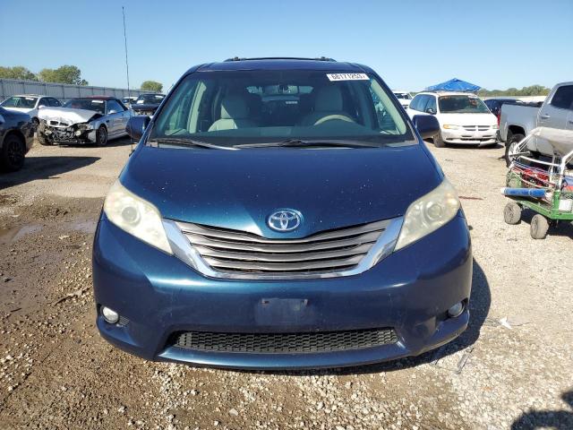 5TDDK3DC6BS005253 - 2011 TOYOTA SIENNA XLE BLUE photo 5