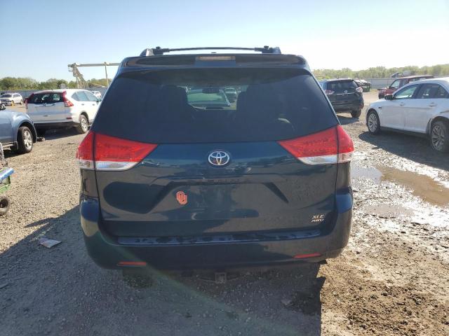 5TDDK3DC6BS005253 - 2011 TOYOTA SIENNA XLE BLUE photo 6