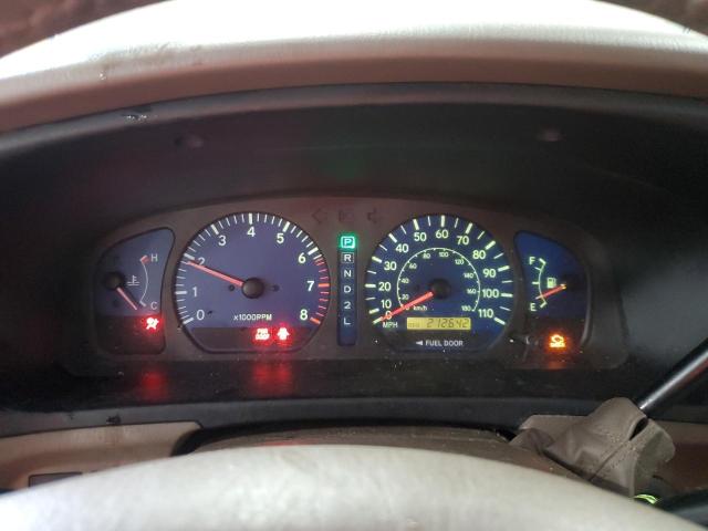 4T3ZF13C32U445980 - 2002 TOYOTA SIENNA LE BROWN photo 9