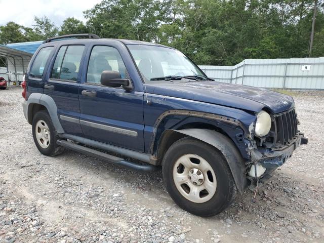 1J4GK48K47W525506 - 2007 JEEP LIBERTY SPORT ლურჯი ფოტო 4