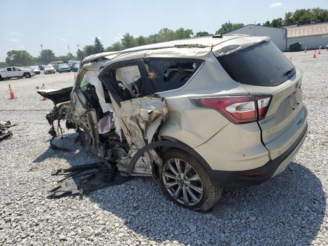 1FMCU9J99HUB00794 - 2017 FORD ESCAPE TITANIUM BEIGE photo 2