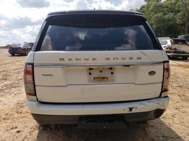 SALGV5FE2HA347120 - 2017 LAND ROVER RANGE ROVE AUTOBIOGRAPHY WHITE photo 6
