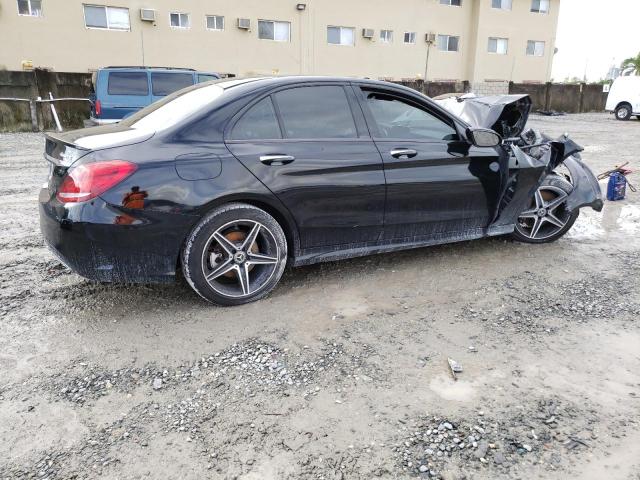 55SWF4KB9JU259683 - 2018 MERCEDES-BENZ C 300 4MAT BLACK photo 3