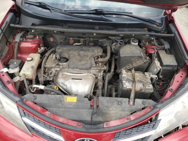 JTMYFREV2FJ032879 - 2015 TOYOTA RAV4 LIMITED RED photo 12