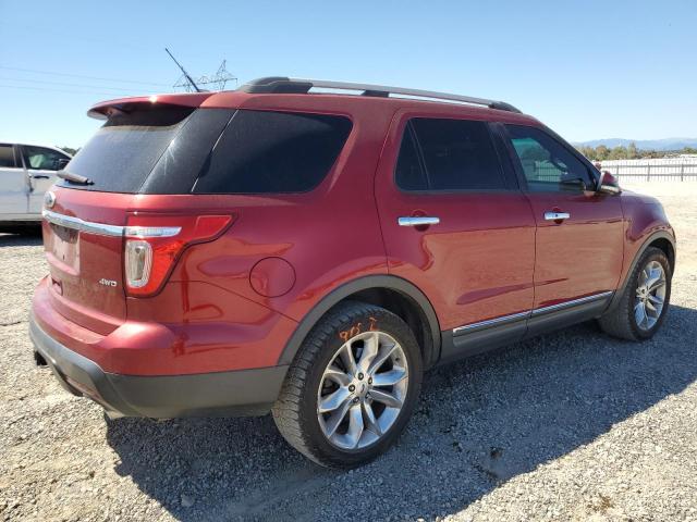 1FM5K8F80DGB34611 - 2013 FORD EXPLORER LIMITED 红色 照片 3