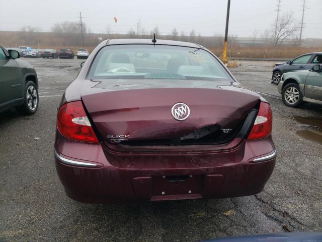 2G4WC582371137352 - 2007 BUICK LACROSSE CX BURGUNDY photo 6