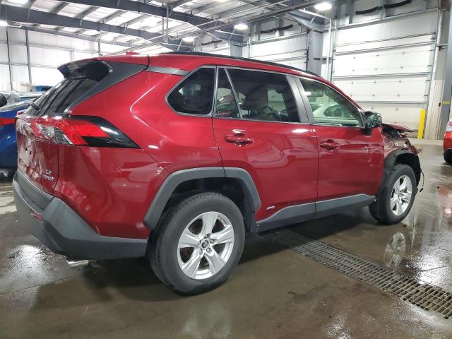 JTMLWRFV5KD516658 - 2019 TOYOTA RAV4 LE Rojo foto 3