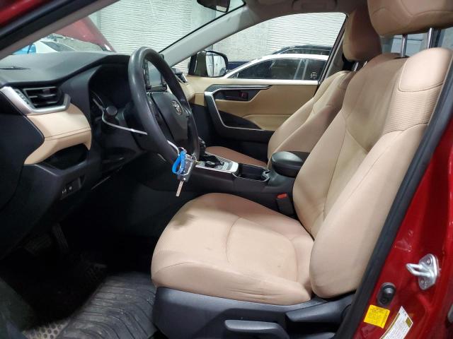 JTMLWRFV5KD516658 - 2019 TOYOTA RAV4 LE Rojo foto 7