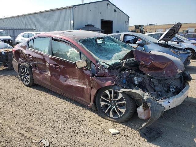 2HGFB2F5XEH039119 - 2014 HONDA CIVIC LX 勃艮第红 照片 4